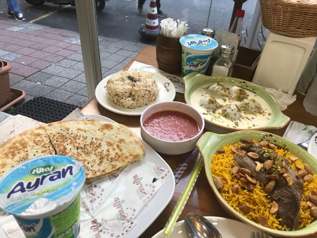 Syrian food in Istanbul