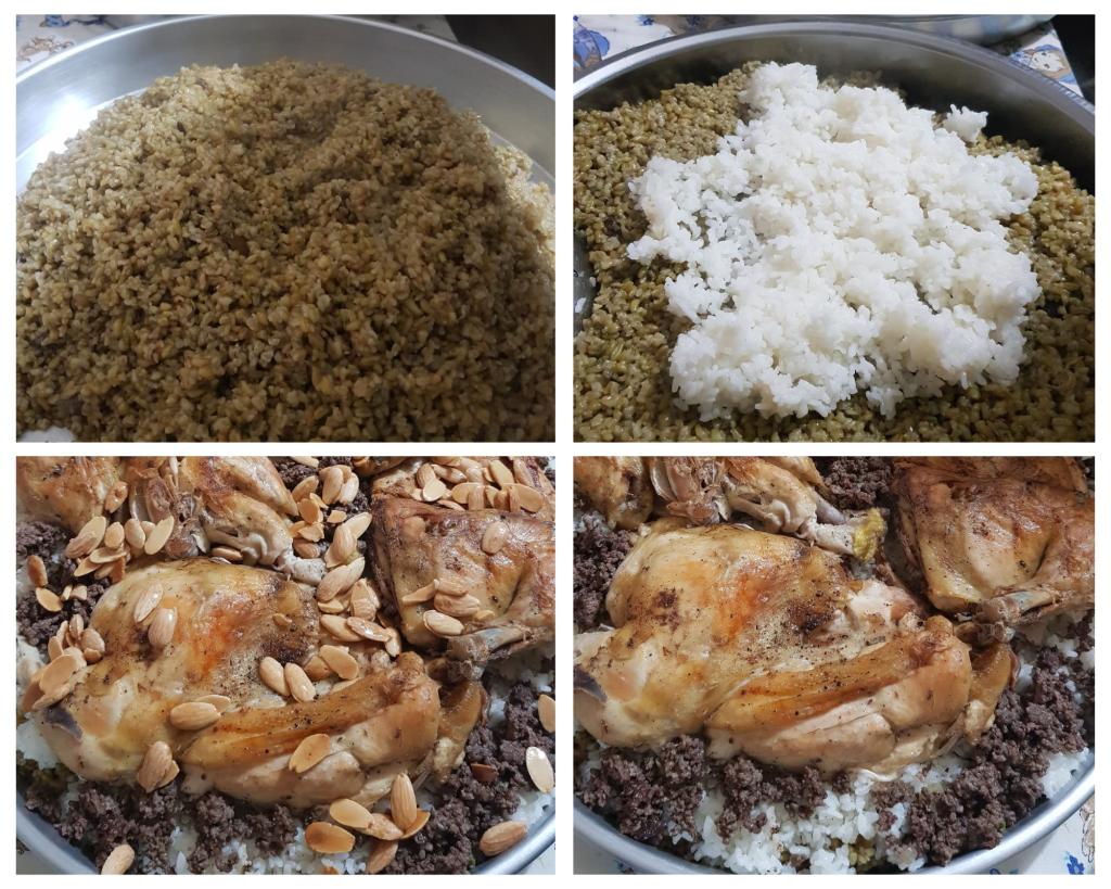 Traditional Syrian dish Freekeh